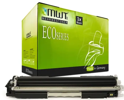Produktbild von 1 Mehrwegtoner kompatible Lasertoner ersetzt HP CF350A 130A Schwarz