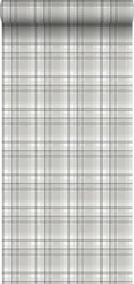 Productafbeelding van Sanders & Sanders behang ruiten donkergrijs 53 cm x 10.05 m