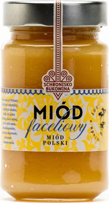 Zdjęcie produktu dla Miód faceliowy mały 310g - Schronisko Bukowina