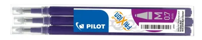 Image de Pilot BLS-FR7-V-S3 Recharge rouleau encreur FriXion BLS-FR7 - 0,4 mm, violet, paquet de 3