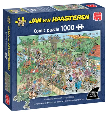 Produktbild von Jan van Haasteren - Stunde der Gartenvögel (1000 Teile), 1000 Stück(e), Landschaft, 15 Jahr(e)