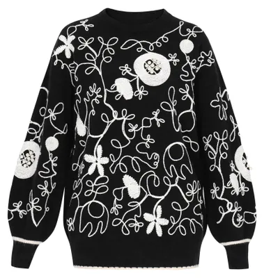 Produktbild von MERRO damen pullover - schwarz, M/L