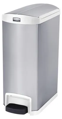 Slim Jim Step On Container End Step Edelstahl 50 Liter, Rubbermaid Rubbermaid VB 224672