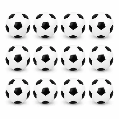 Produktbild von 12er-Set Mini-Fußbälle, kleine Fußbälle, Mini-Sportbälle, Schaumbälle, Mini-Fußbälle, Kickbälle, Stressbälle, weiche Fußball-Antistressbälle