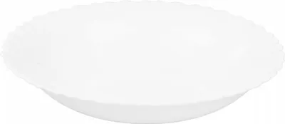 Produktbild von Tiefer Suppenteller aus gehärtetem Glas Carbo weiß 22 cm