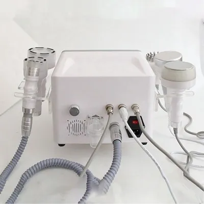 Obrázok produktu pre Masážny prístroj s kavitačnou technológiou - ultrazvukové zariadenie s frekvenciou 120 kHz - 6 funkcií - na telo a tvár