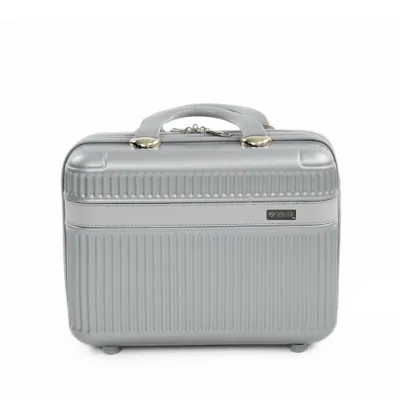 Produktbild von Reisekoffer Solier NOKIRO 14" ABS silber