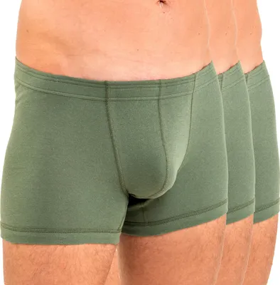 Produktbild von HERMKO 3901 3er Pack Herren Pant Pant aus 100% Baumwolle, Größe:D 5 = EU M, Farbe:olive