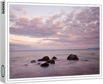 Produktbild von raxxa Premium-Puzzle "Abendstimmung an der Ostsee", 1000 Teile