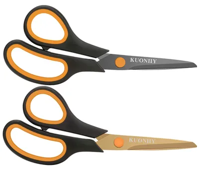 Schar 20 cm, Titan-Klingen, 2er-Set, Soft-Griff