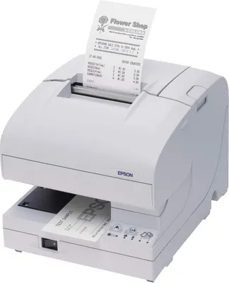 Produktbild von Epson TM-J7700(321) W/O MICR,WHITE, INC PSU, EU, Tintenstrahl, POS-Drucker, 98 mm/sek, 98 mm/sek, 98 mm/sek, 85 mm/sek