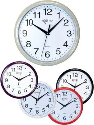 Image de Pendule Plastique Katamex Horloge Murale Silencieuse - Générique