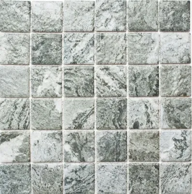 Produktbild von Mosaikfliese Natursteinoptik grau Struktur Badfliese Fliesenspiegel MOS16-HWA4GY