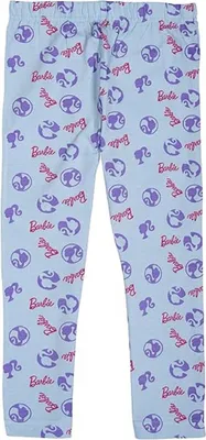 Produktbild von Barbie Leggings für Mädchen – Trendige Kinderhose mit tollem Design 122/128 Blau