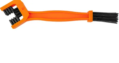 Obrázok produktu pre Nylonová kefa NEO TOOLS na čistenie reťaze motocyklov, štvorkoliek, bicyklov, strojov atď., jedna strana kefy v tvare U na jemné čistenie, druhá rovná na ťažko dostupné miesta