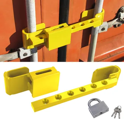 Hochsicherheits Container Schloss Sicherheitsschloss Diebstahlschutz 4 Schlüssel – Produktansicht