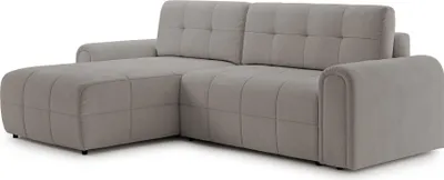 Produktbild von Selsey Simolla – Ecksofa mit Schlaffunktion und Bettkasten, links, Chenille, Greige