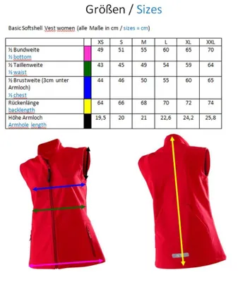 Produktbild von OWNEY Hundehalter Softshell Weste Damen blau XXS wasserabweisende Weste atmungsaktiv mit vielen Taschen und Reflektoren