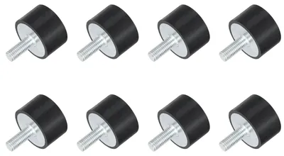 Produktbild von QUARKZMAN M10 Gummi Halter und Vibrationsisolatoren - Set von 8