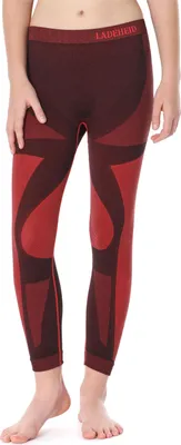 Produktbild von Ladeheid Kinder Mädchen Jungen Thermoaktive Lange Unterhose LASS0010 (Schwarz/Rot, 158-164)