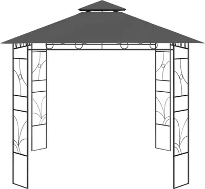 Image de Pavillon 3x3x2,7 m Anthracite 160 g/m