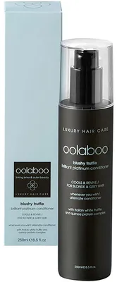 Imagen del producto de Acondicionador brillante platino Oolaboo Blushy Truffle, 250 ml
