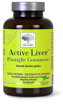 Produktbild von ACTIVE LIVER 60 Gummibärchen, zuckerfrei, Geschmack Pfirsich/Mango