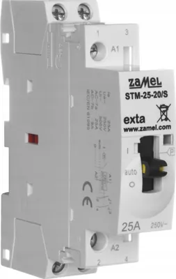 Immagine prodotto di Contattore modulare 230V 25A STM-25-20/S 2NO Contattore EXTA 25a relè