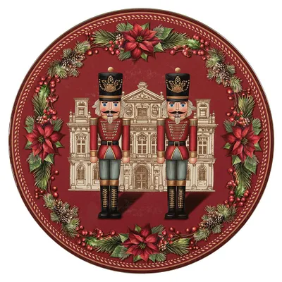 Immagine prodotto di Clayre & Eef Sottopiatto Ø 33 cm Rosso Plastica