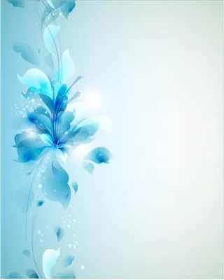 Produktbild von Wallario Poster - Blaues Blumenbuket, Kunstdruck Größe: 40 x 50 cm