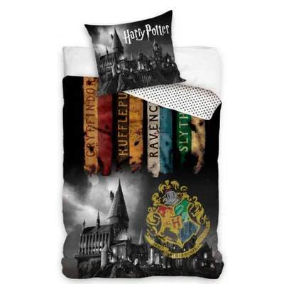 Produktbild von bettbezug Harry Potter 140 x 200/90 cm schwarz