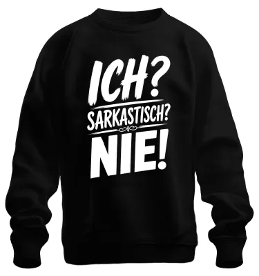 Zdjęcie produktu dla Bluza z nadrukiem "Ironia, humor, sarkazm, cynizm, bezczelność", czarna, rozmiar XXL