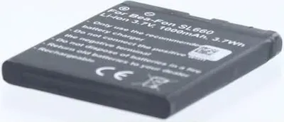 Produktbild von Akku für Bea-fon SL670 Li-Ion 3,7 Volt 900 mAh schwarz.