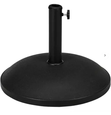 Produktbild von Schirmständer, Sonnenschirmständer, 3 Adapter, verstellbar, Zement, 25 kg
