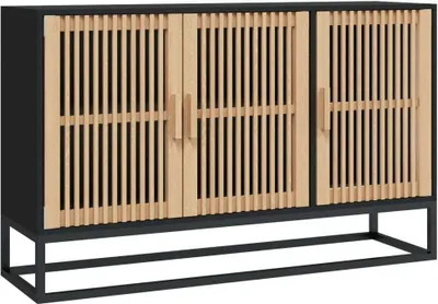 Produktbild von Sideboard Schwarz 105x30x65 cm Holzwerkstoff