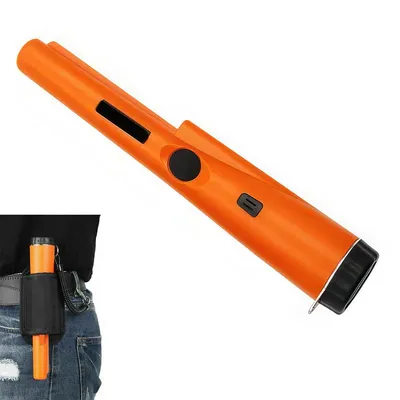 Produktbild von Hand-Metalldetektor für Schatzsuche,LED-Alarm,Präzisions-Ortungsstab, wasserdicht, tragbar, für Erwachsene und Kinder – Orange