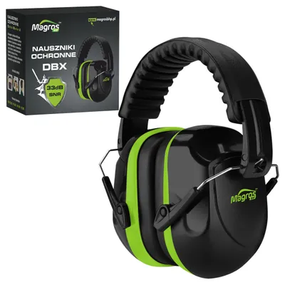 Obrázok produktu pre Magros DBX – nastaviteľné pracovné chrániče sluchu proti hluku, BOZP, ochrana sluchu, SNR 33 dB