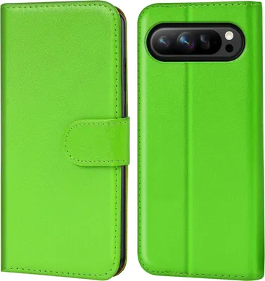 Produktbild von Conie Klapp Tasche für Google Pixel 10 Kartenfach Rundumschutz Hülle in Grün
