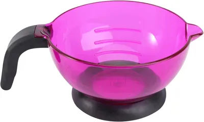 Produktbild von 3-teilige Silikon-Friseurschale mit Griff, Salon- und Friseurwerkzeug, Mischschale für verschiedene Haarteile