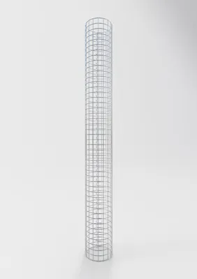 Obrázek produktu pro Gabionový sloup kulatý průměr 27 cm, výška 230 cm, velikost ok 5 cm x 5 cm
