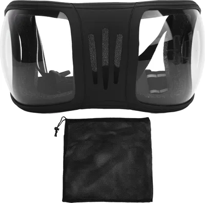 Produktbild von Pferderennsportbrille Kunststoff winddicht sanddicht schützende Sportpferde-Sonnenbrille für Trapezzubehör transparent