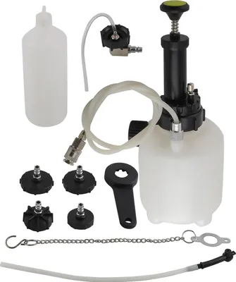 Zdjęcie produktu dla Sprzęt do odpowietrzania hamulców dla Jeep Plymouth 3L + 4 adaptery pompy hamulcowej