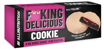 Produktbild von ALLNUTRITION Fitking Delicious Cookie Peanut Butter Raspberry Jelly 128g