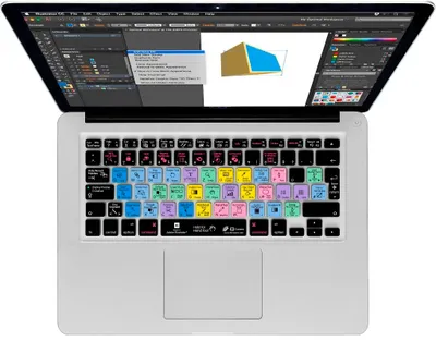 Productafbeelding van Illustrator-toetsenbordbeschermer, Duits, voor MacBook Pro/Air
