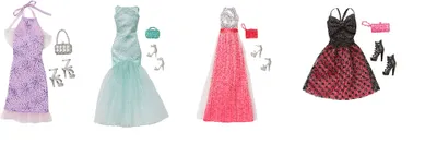 Produktbild von Mattel Barbie Puppenkleidung Abendkleider (Motivauswahl)
