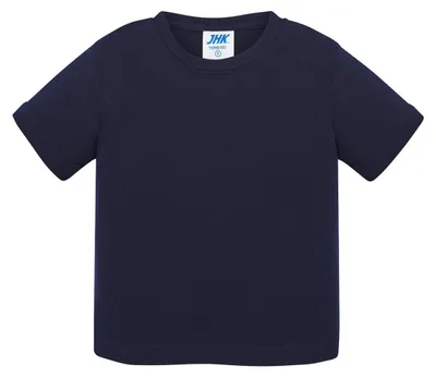 Productafbeelding van JHK - T-shirt voor baby, ronde hals, model LT4360 (80) (Marineblauw)