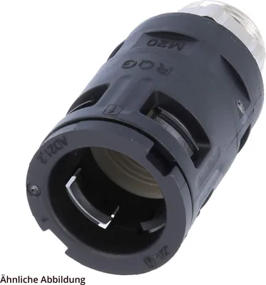 Produktbild von FLEXA RQGKZP-M Schnellverschraubung gerade Gewinde M40x1,5 für Schlauch-Außendurchmesser 34,5mm hochdichtend mit