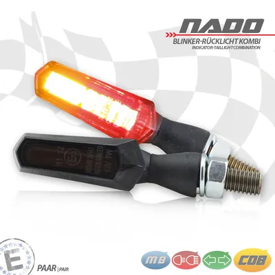 Zdjęcie produktu dla COB-Blinker Rücklichtkombi Nado Alu schwarz
