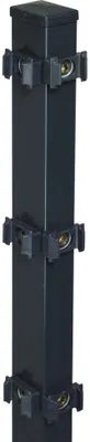 Produktbild von Floraworld Zauneckpfosten Comfort 180 x 6 x 4 cm anthrazit