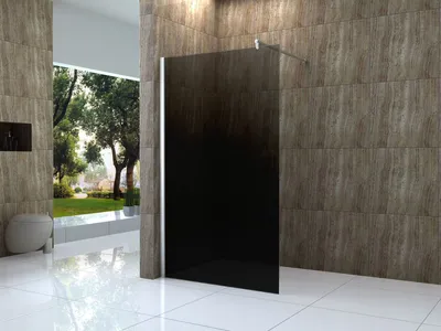 Produktbild von 10 mm Duschwand VACANTE-SMOKE 90 x 200 cm